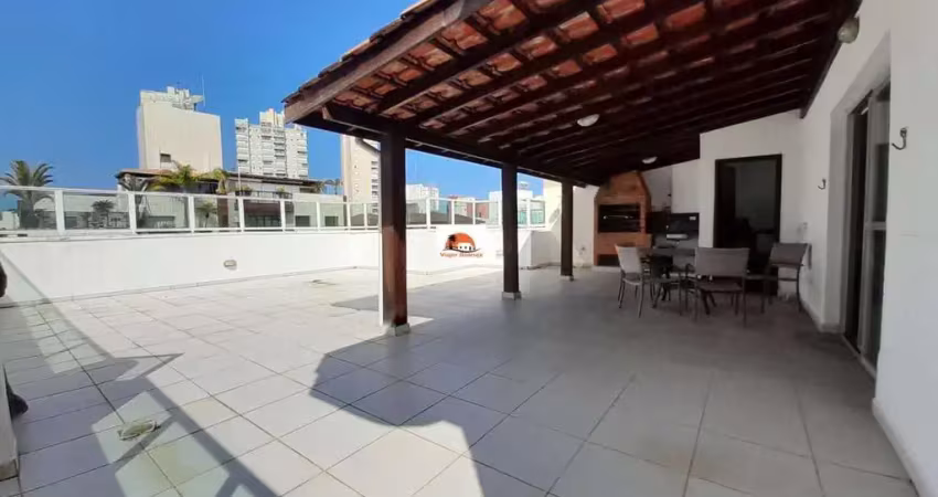 Cobertura penthouse para locação em guarujá, praia da enseada, 3 dormitórios, 1 suíte, 2 banheiros, 1 vaga