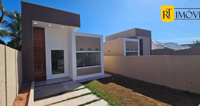 Casa nova com 2 quartos a venda no Coqueiral - Araruama/RJ