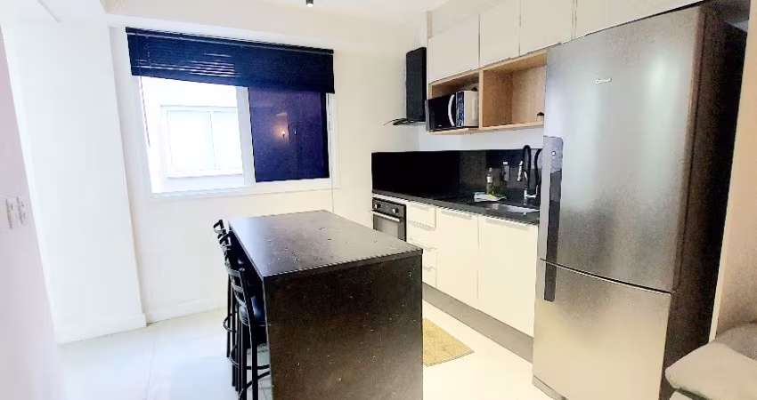 quarto e sala  Copacabana! Apartamento moderno e completo, pronto para morar ou investir.