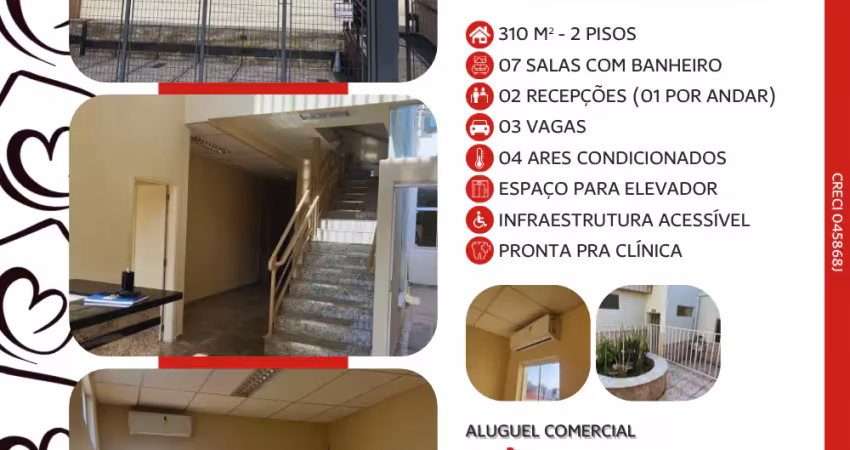 Sobrado para aluguel e venda possui 310 metros quadrados com 7 quartos