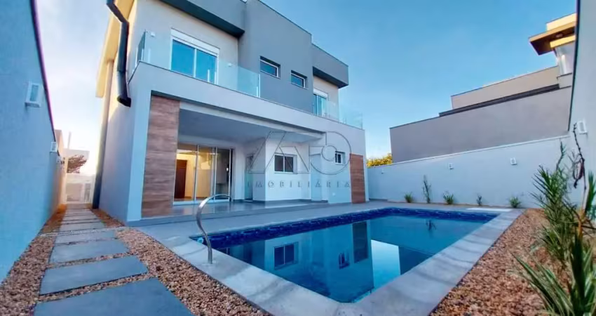 Casa em condomínio à venda, 3 quartos, 3 suítes, santa rosa - piracicaba/sp