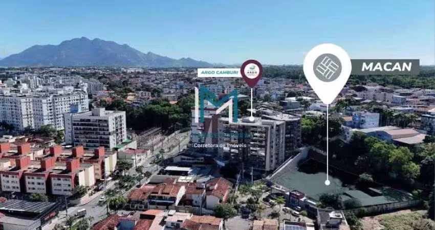 Macan residence em jardim camburi: 2 quartos com suíte e lazer completo