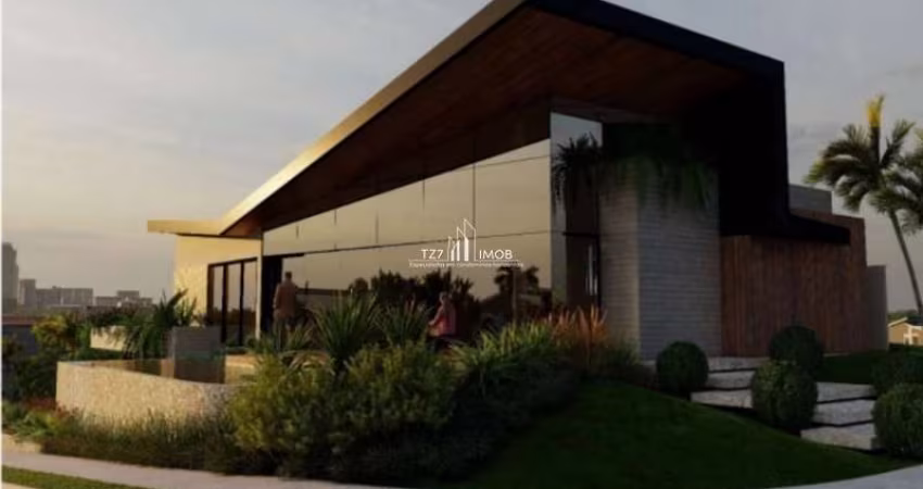 Casa assobradada com 4 suítes plenas, condomínio jardins Parma