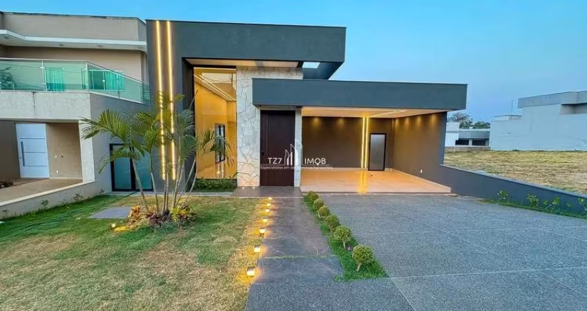 Magnífica casa térrea com 3 suítes, no Condomínio Jardim Veneza.