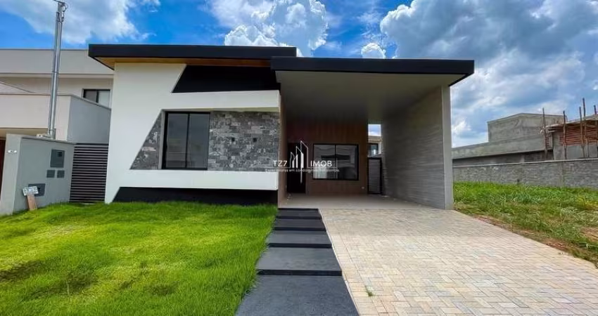 Casa térrea com 3 suites plenas no Condomínio Jardins Bolonha- senador Canedo-Go