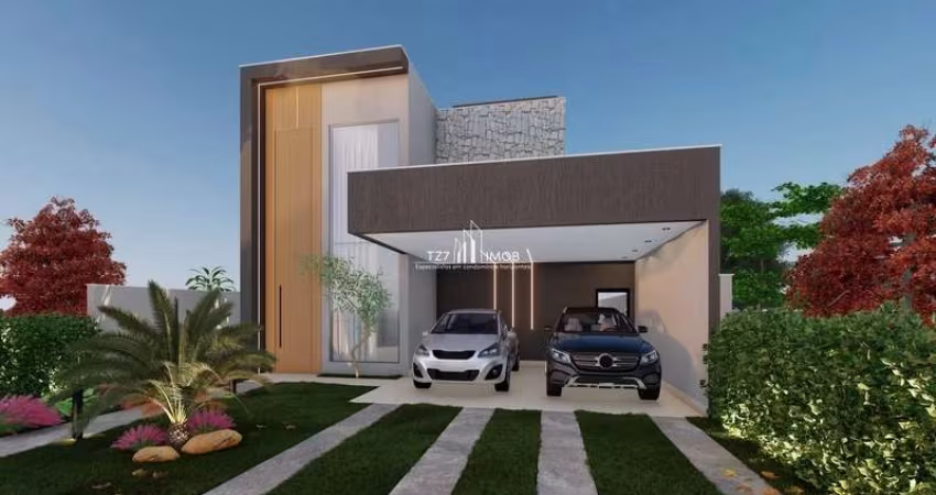 Sobrado com 4 suítes plenas, sendo uma master com closet e banheira