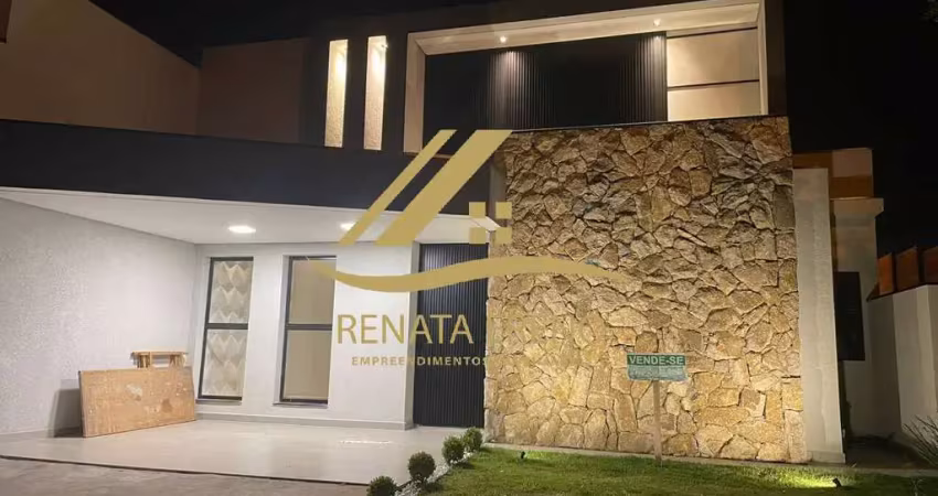 Casa térrea com 3 quartos e área gourmet no cond. terras de são francisco