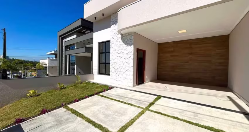 Casa 3 dormitórios sendo 1 suíte em indaiatuba: pé direito alto e lazer completo
