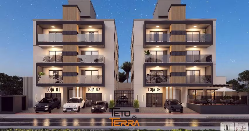 Apartamento no Universitário com 63m²,1 suíte e 1 demi-suíte, garagem coberta