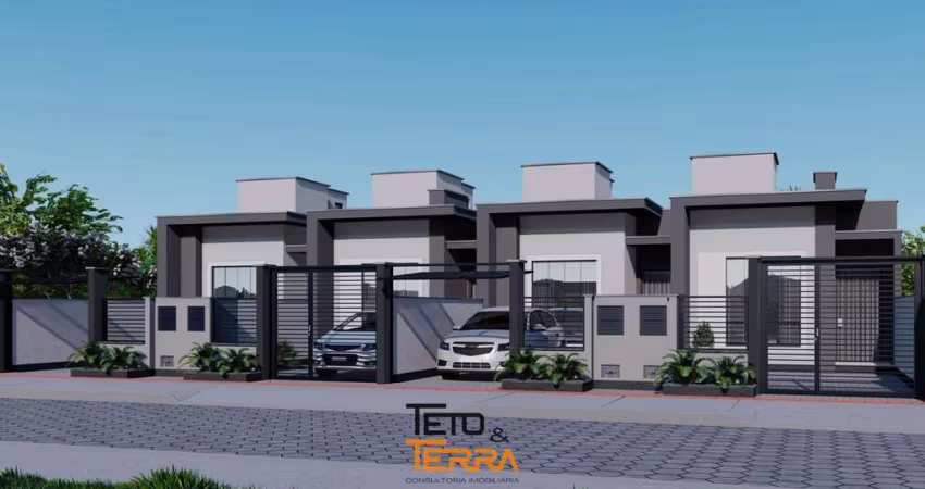 Casa á venda com 58m² possuindo dois dormitórios sendo 1 suíte no bairro Areias
