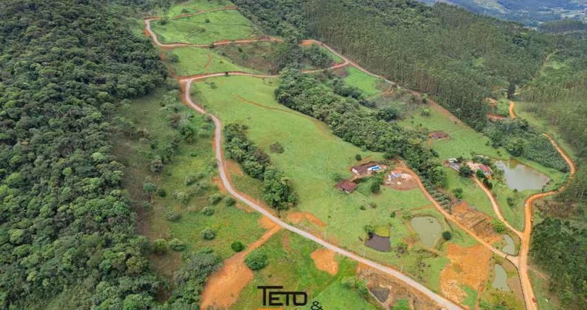 Lotes Condomínio Rural fechado no Moura em Canelinha, lotes a partir de 3.484m²