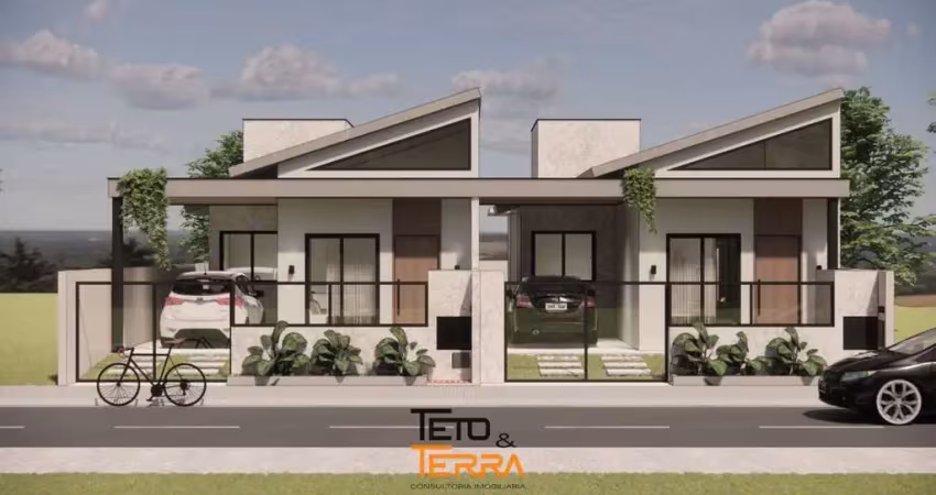 Casa á venda no bairro areias em tijucas com 107m², 3 dormitórios sendo 1 suíte