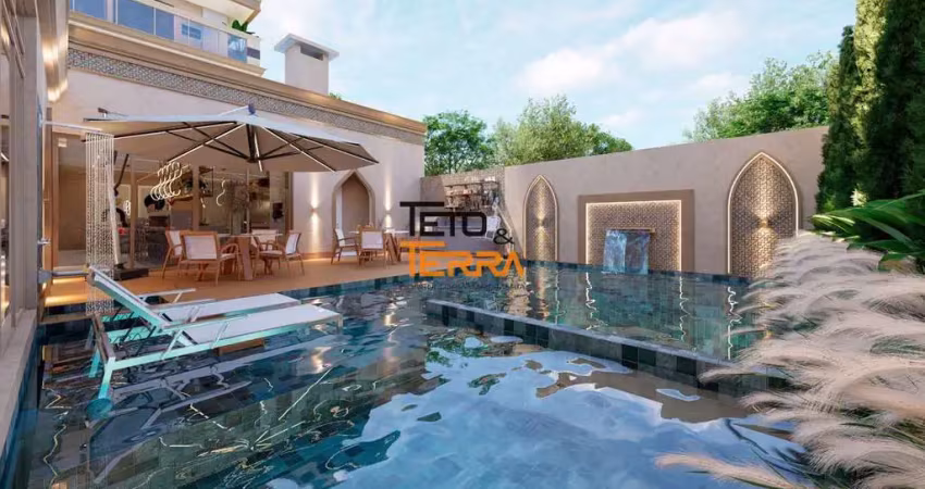 Apartamento home club á venda com 74m² a 105m² no centro de tijucas