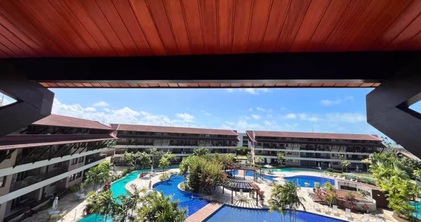 Excelente Flat à venda no OKA BEACH RESIDENCE, à beira-mar; 59,82m;  2 quartos, 1 suíte; 1 vaga. Mu