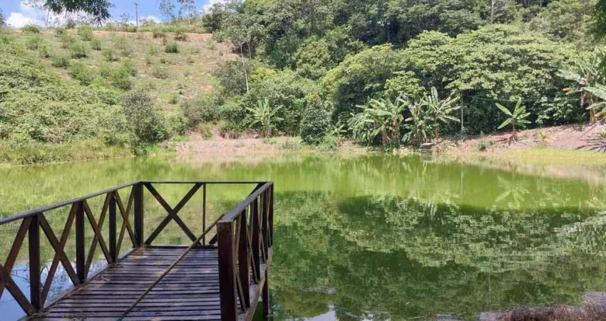 Sítio à venda, 13ha, Duas casas;77 e 520m², 5 quartos; 2 suítes; pé direito alto; canil 18m²; pomar