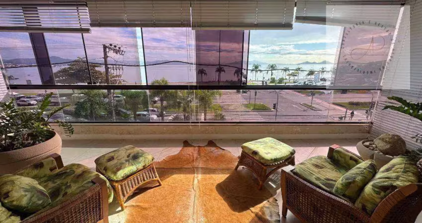 Apartamento com 4 dormitórios à venda, 290 m² por r$ 5.000.000 - beira mar norte - florianópolis/sc