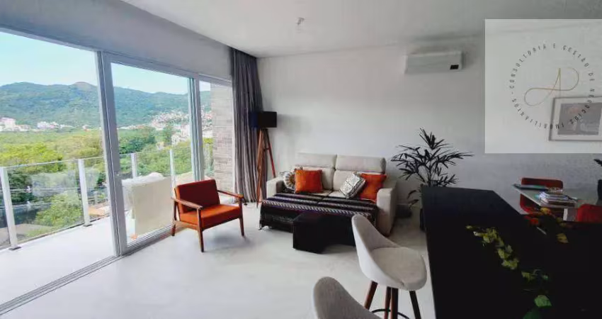 Apartamento com 3 dormitórios à venda, 133 m² por r$ 2.200.000,00 - joão paulo - florianópolis/sc