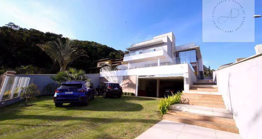 Casa com 3 dormitórios para alugar, 500 m² por r$ 25.520,00/mês - santo antônio de lisboa - florianópolis/sc