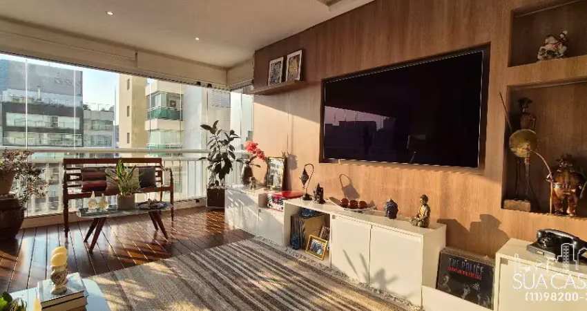Apto exclusivo com 123m², 2 vagas e conforto inigualável!