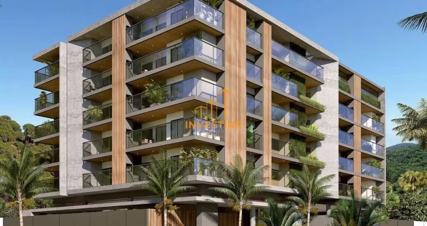 Ubatuba: Apartamento novo de 2 dormitórios, a 270m da praia do Itaguá