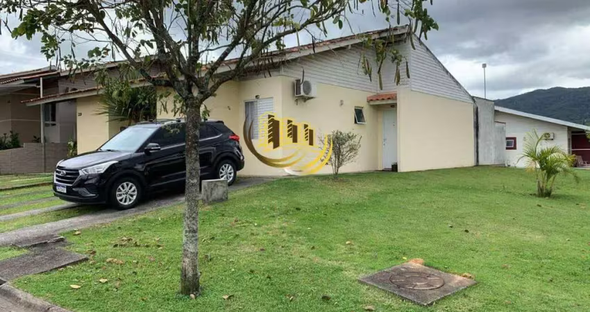 Casa em condomínio à venda, no bairro bela vista, palhoça-sc, com 3 quartos, sendo 1 suíte, com 2 vagas