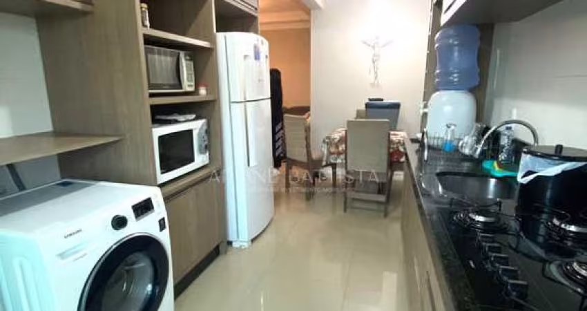 Apartamento 1 suíte + 1 dormitório, semi-mobiliado no Perequê