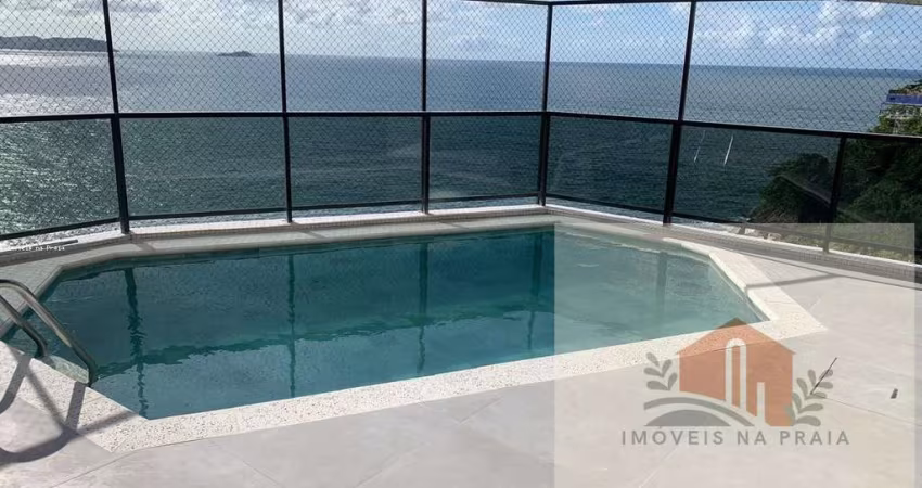 Apartamento 4 suítes vista para o mar 4 vagas varanda gourmet piscina privativa nas Astúrias