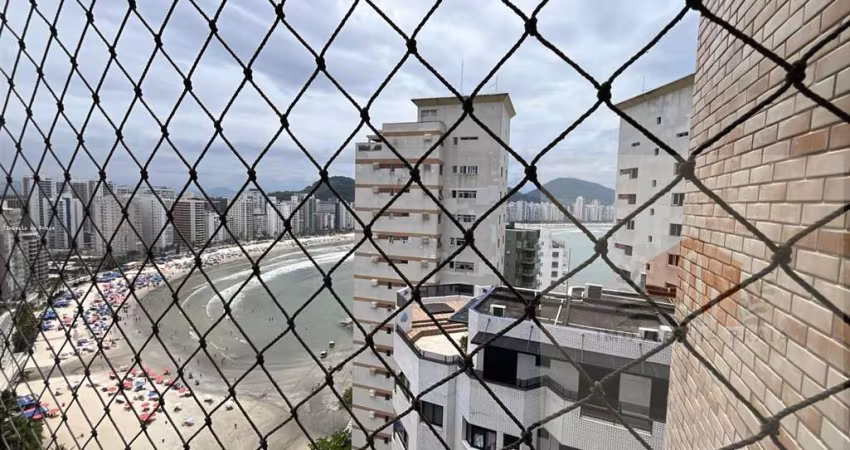 Apartamento com 3 dormitórios varanda gourmet vista para o mar nas Astúrias