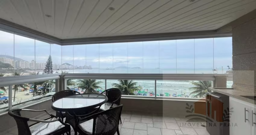 Apartamento com 4 suítes varanda gourmet 2 vagas lazer frente ao mar com vista nas Astúrias