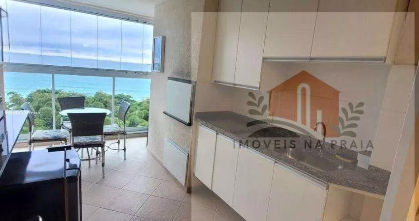 Apartamento com 3 dormitórios varanda gourmet vista para o mar 2 vagas no Tombo