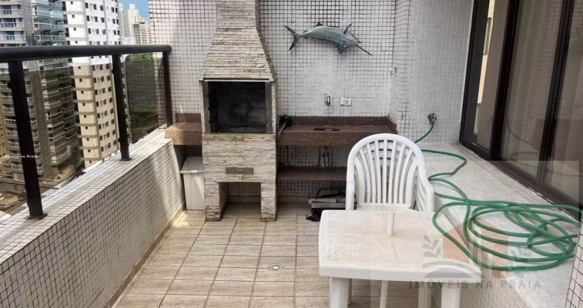 Cobertura duplex com 3 suítes churrasqueira 1 vaga vista para o mar nas Astúrias