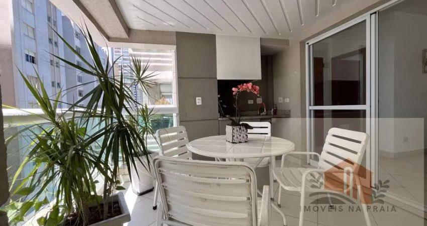 Apartamento com 4 dormitórios lazer de clube varanda gourmet frente ao mar nas Astúrias