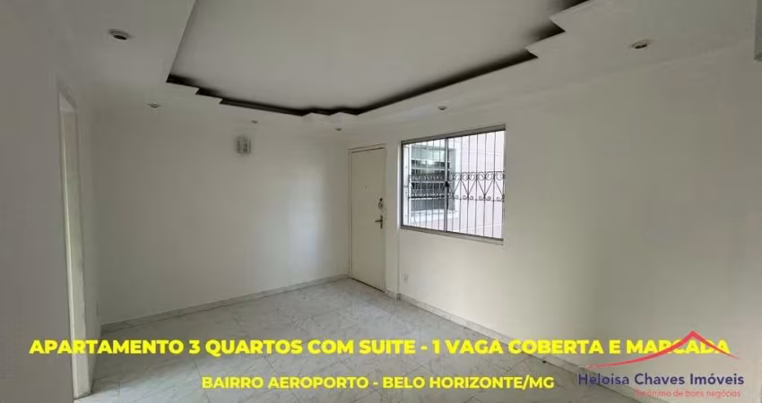 Apartamento com 3 quartos para alugar na Noraldino Lima, 389, Aeroporto, Belo Horizonte