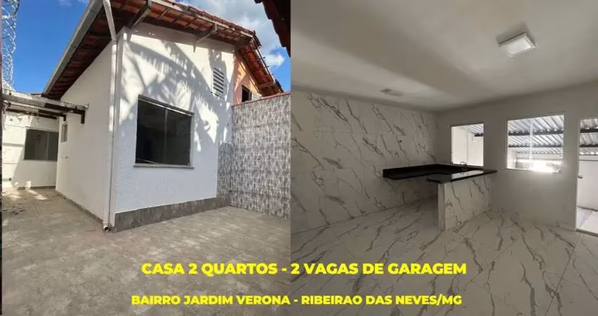 Casa com 2 quartos à venda na Doze, 271, Jardim Verona, Ribeirão das Neves