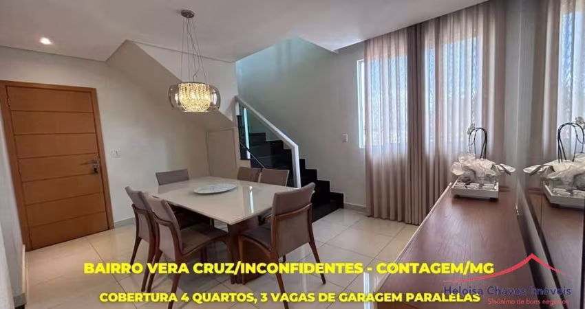 Cobertura com 4 quartos à venda na Rua Raimundo Rodrigues Lopes, 509, Vera Cruz, Contagem