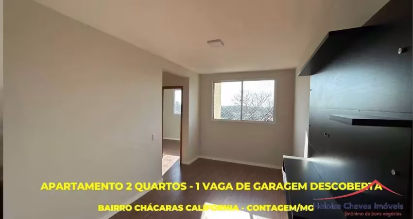 Apartamento com 2 quartos à venda na Rua João Rosa, 65, Chácaras Califórnia, Contagem