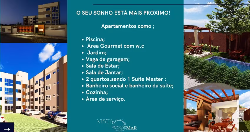 Apartamento com 2 quartos à venda na Rua Otaviano Laurindo, 579, Parque Leblon, Caucaia