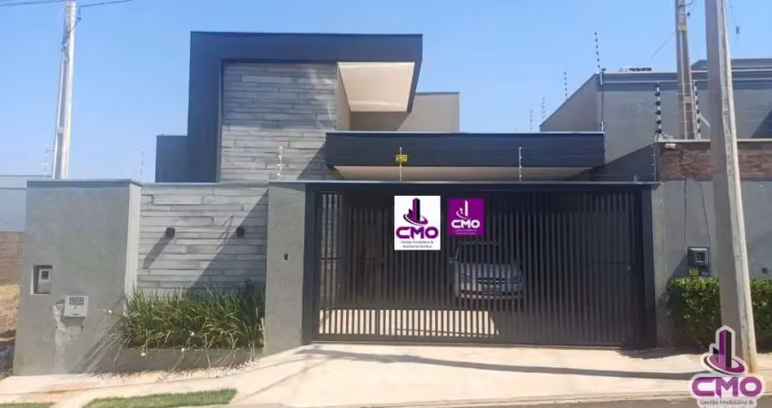 Casa para venda em bady bassitt, avenida parque, 3 dormitórios, 1 suíte, 2 banheiros, 2 vagas