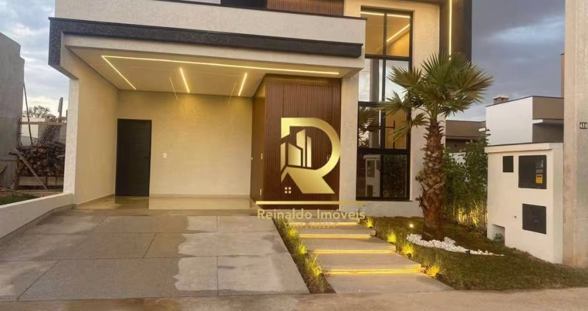 Casa NOVA com 3 dormitórios 1 suíte, 147m² à venda por R$ 1.030.000,00 - Condomínio Villagio Wanel  - Sorocaba – SP.