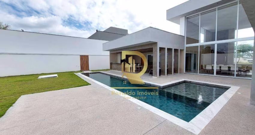 Casa térrea (NOVA), 4 suítes sendo uma Master com Closet, 394m² - venda R$ 3.990.000,00 – Locação R$ 25.000,00 - Residencial  Saint Patrick - Sorocaba