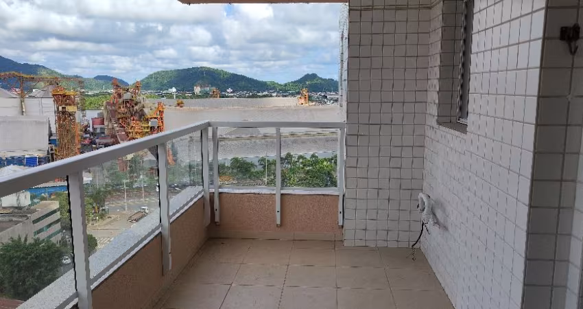 ALUGUEL DE APARTAMENTO DE 92m2 COM 3 DORMS , 1 SUÍTE E 2 VAGA COLETIVA , LAZER COMPLETO NA PONTA DA PRAIA EM SANTOS-SP