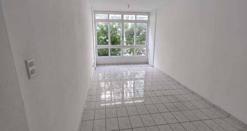 ALUGUEL DE KITNET DE 34m2 COM 1 COPA 1 BANHEIRO E VAGA DE GARAGEM COLETIVA INSUFICIENTE NA PONTA DA PRAIA EM SANTOS-SP