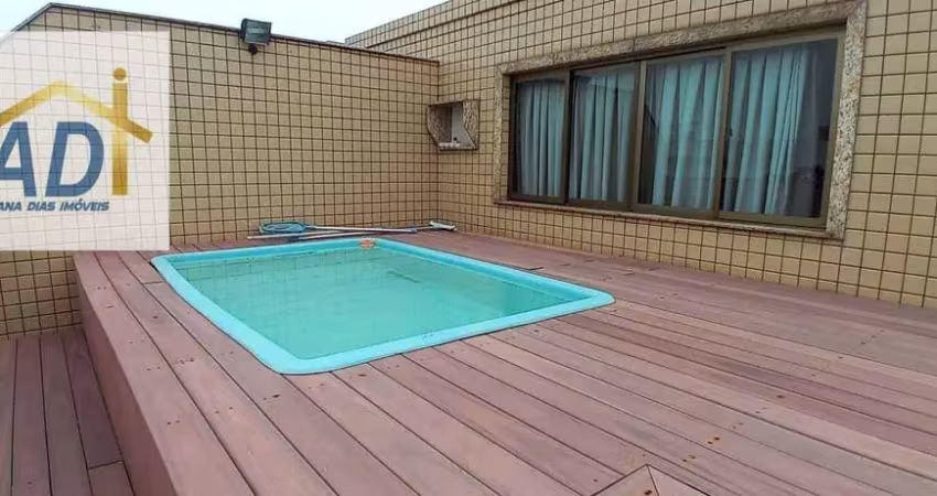 Cobertura ,recreio, 3 suites,408 m² - venda por r$ 2.200.000 ou aluguel por r$ 8.200 - recreio dos bandeirantes - rio de janeiro/rj