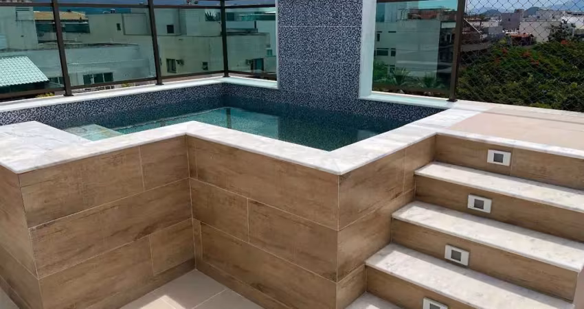 Cobertura com 3 dormitórios para alugar, 179 m² por r$ 8.834,40/mês - recreio dos bandeirantes - rio de janeiro/rj