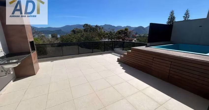 Cobertura linear, recreio,3 suítes, à venda, 172 m² por r$ 1.249.000 - recreio dos bandeirantes - rio de janeiro/rj