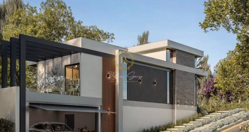 Belíssima casa 3 dormitórios Modelo Contemporâneo /Em construção.