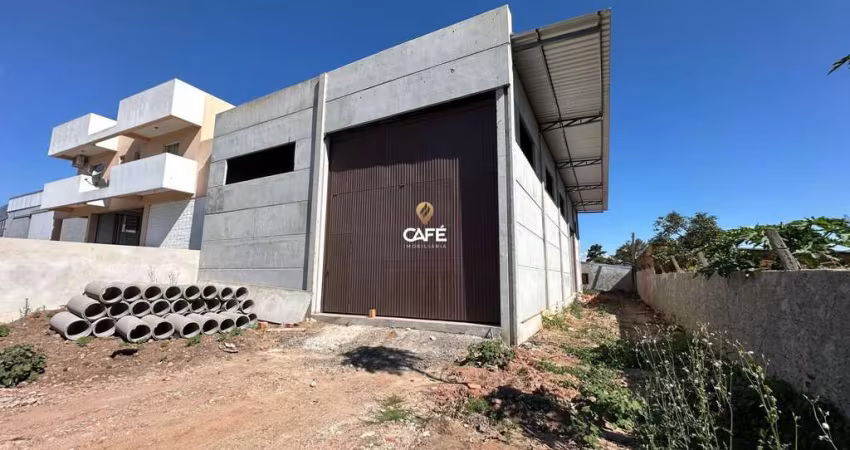 Pavilhão novo, com 244m² privativos, com vaga e possibilidade de mezanino.