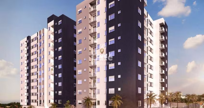 Apartamento com 2 dormitórios,sacada com churrasqueira e box