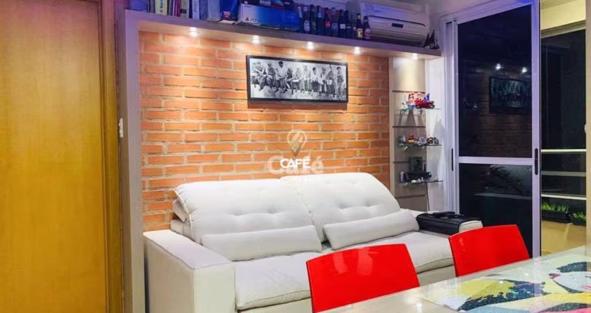 Apartamento, 1 Dormitório, 1 Banheiro, 1 Vaga, Sacada, Churrasqueira, Mobiliado,