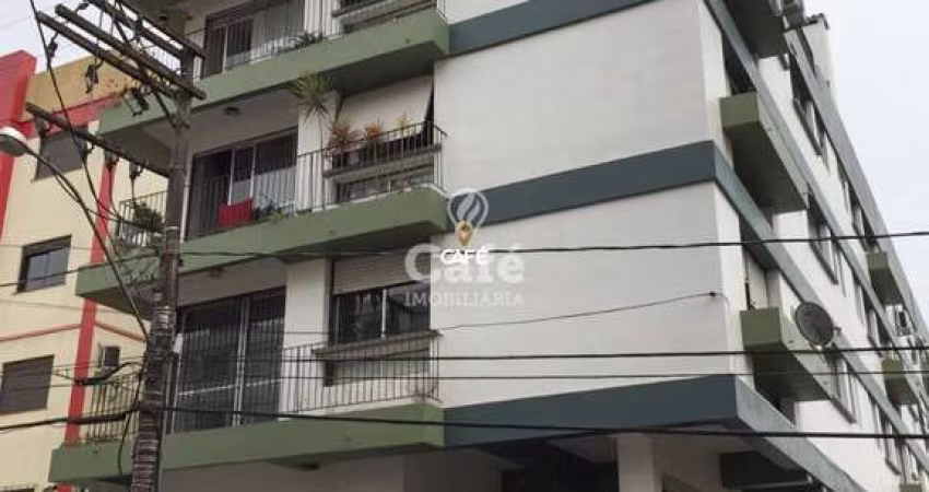 Apartamento amplo de 1 dormitório, 2 banheiros, garagem, centro Edifício Málaga